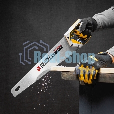 Ножовка по дереву Denzel 450 мм, 11 TPI, зуб 3D, металлопластиковая рукоятка