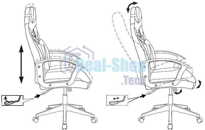 Кресло игровое Zombie DRIVER черный/белый, искусственная кожа, с подголов. крестовина пластик