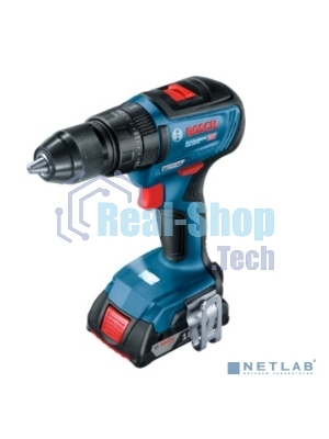 Дрель-шуруповерт Bosch GSB 18V-50, Аккумуляторная, 18В, 2 АКБ, Кейс, Ударная