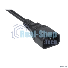 Кабель питания Cabeus PC-189-VDE-1.0-3M монитор-компьютер IEC 320 C13 - IEC 320 C14 (3x1.0), 3 м