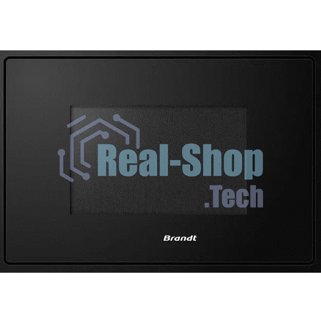 Микроволновая печь встраиваемая Brandt, 3 функции приготовления, 8 автоматических программ, гриль, размораживание, сенсорное управление, таймер, объем 25 л, защита от детей, черный