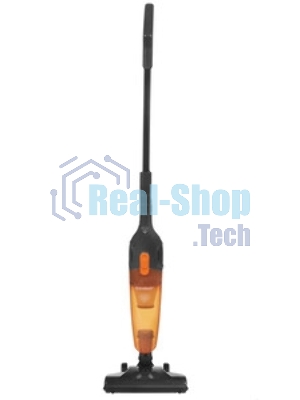 Пылесос вертикальный Endever SkyClean VC-277 темно-серый/оранжевый, питание от сети, 130 Вт, уборка сухая, пылесборник 1.2 л