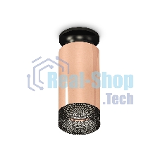 Светильник Ambrella Light XS6326102 PPG/PBK/BK золото розовое полированное/черный полированный/тонированный MR16 GU5.3