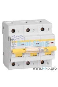 Выключатель автоматический модульный 3п C 40А 10кА ВА47-100 ИЭК MVA40-3-040-C