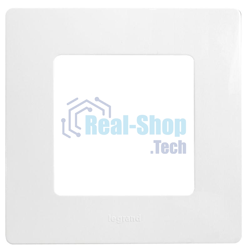 Рамка 1пост, белый ETIKA