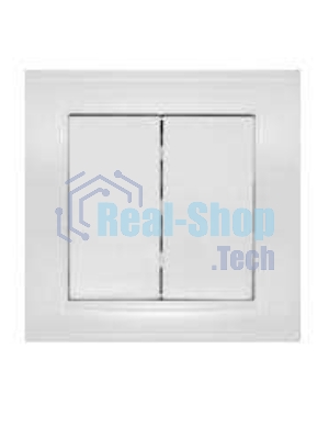 Выключатель 2-кл. СП Бриллиант 10А IP20 белый Universal 7947403