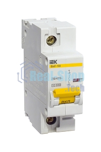 Выключатель автоматический модульный 1п C 10А 10кА ВА47-100 ИЭК MVA40-1-010-C