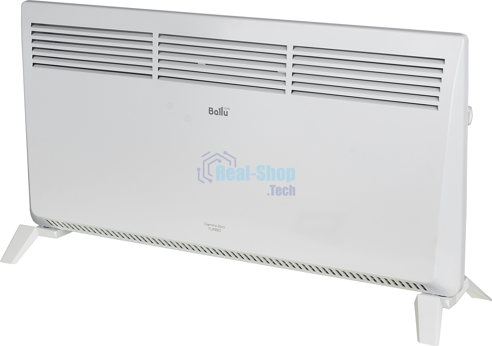 Конвектор Ballu Camino Eco Turbo BEC/EMT-2500 белый, 2500 Вт, 30 м2, термостат