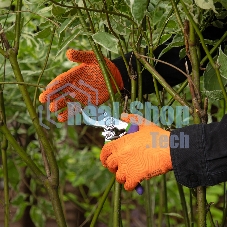 Перчатки в наборе Palisad 4 пары, цвета в ассортименте, ПВХ точка, L,