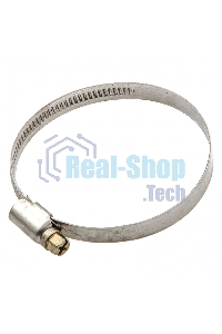 Хомуты Сибртех нержав. сталь, стандартное болтовое крепление 50-70 мм, ширина 9 мм, 50 шт. 47584