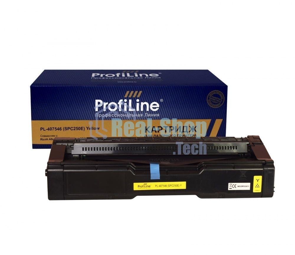 Картридж ProfiLine PL-407546 (SPC250E) для принтеров Ricoh Aficio SPC250/SPC260/SPC261 Yellow 1600 копий
