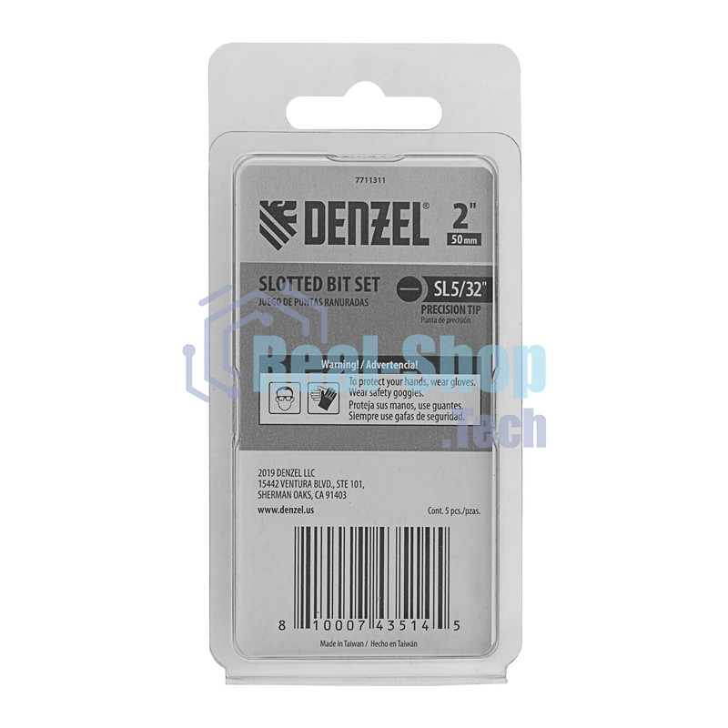 Набор бит Denzel SL5/32