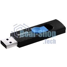 Флешка USB ADATA UV320 (AUV320-32G-RBKBL), 32Gb, USB 3.2 Gen 1, R/W 100/30, черный/голубой