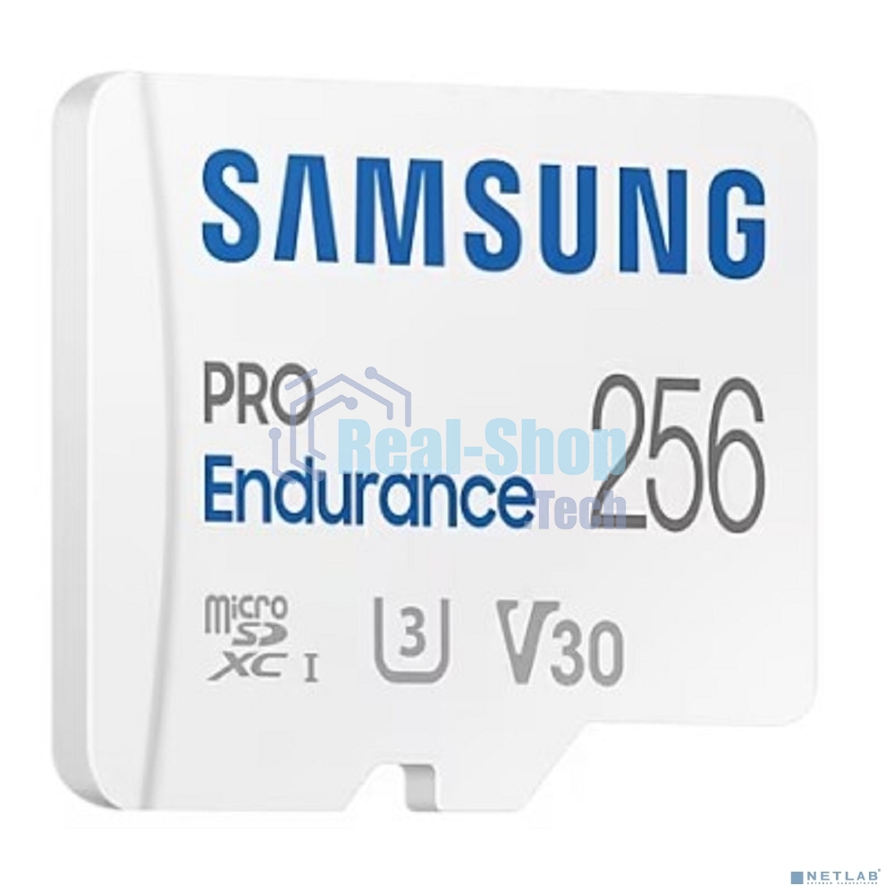 Флеш карта microSDXC 256Gb Samsung PRO ENDURANCE (40/100 Mb/s, adapter) (MB-MJ256KA/APC)