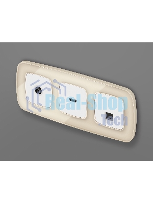 Комплект механизма компьютерной розетки RJ-45 экранированной с автоматической защитной шторкой OMEGA Белый матовый QUANT (OP1320, VM185) MO132005