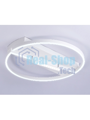 Светильник Ambrella light FL51459/1+1 WH белый 72W 3000K-6400K+4200K D600*110 (ПДУ РАДИО 2.4G)