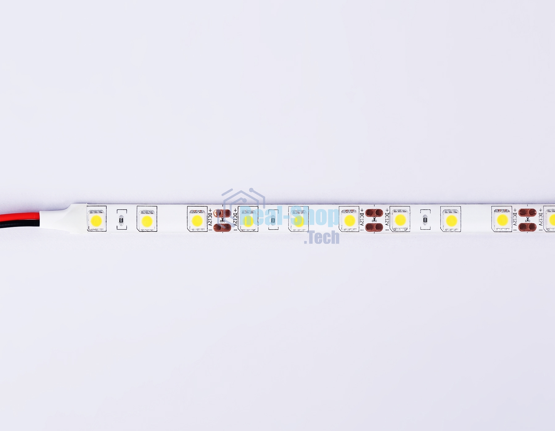 Светодиодная лента Ambrella light GS2103 5050 60Led/ 14.4W m/ 12V IP65 6500K/ 5000*10*2.87mm (2 конт.)