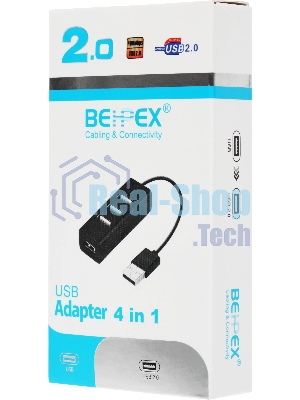 USB-концентратор Behpex BPH-1906, USB 2.0, USB 4 порта, USB