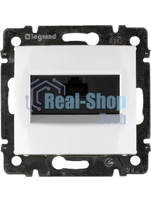 Компьютерная розетка Legrand Valena 774230, белая RJ45 5 кат UTP
