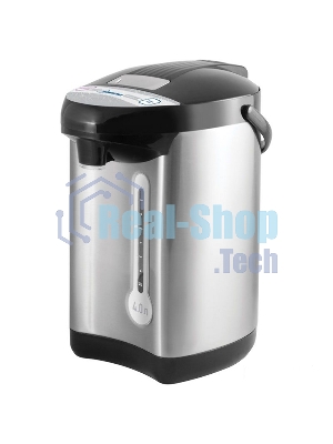 Термопот HOMESTAR HS-5003 (004151) Мощность: 750 Вт Объем: 4 л Мощность в режиме поддержания температуры: 35 Вт 2 способа подачи воды: автоматическая (нажатием кнопки, нажатием чашкой) Функция поддержания температуры Функция повторного кипячения Быстрое к