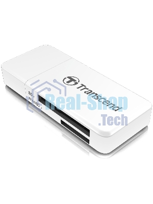 Кард-ридер Transcend RDF5/белый/microSDHC,microSDXC,SDHC,SDXC/USB 3.0/пластик