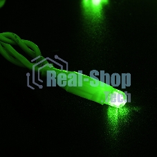 Гирлянда Neon-night Нить 10м, с эффектом мерцания, белый ПВХ, 24В, зеленый