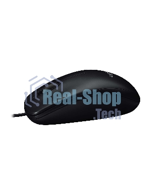 Мышь проводная Logitech M100/100R DARK/GREY (темно-серая/черная), 1000 dpi, USB, кнопки - 3