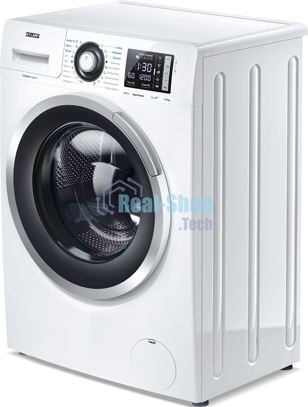 Стиральная машина Atlant СМА 60У1214-01 белый, загрузка фронтальная 6 кг, 1200 об/мин., класс: А+++