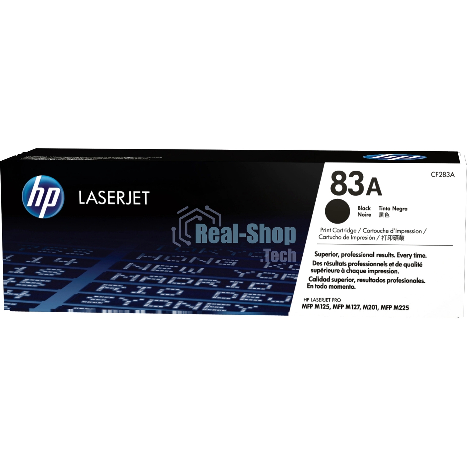 Тонер Картридж HP 83A CF283A черный для HP LJ Pro M125nw/M127fw (1500стр.)