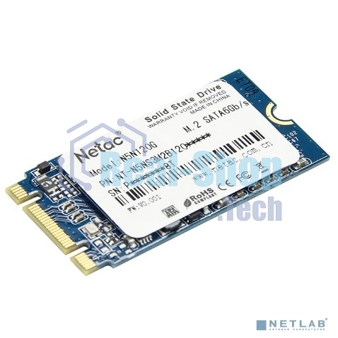 Накопитель SSD Netac N5M, 512Gb, mSATA, R/W 540/490