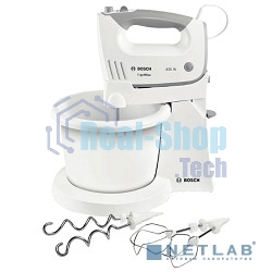 Миксер стационарный Bosch MFQ36460 450Вт белый/серый