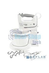 Миксер стационарный Bosch MFQ36460 450Вт белый/серый