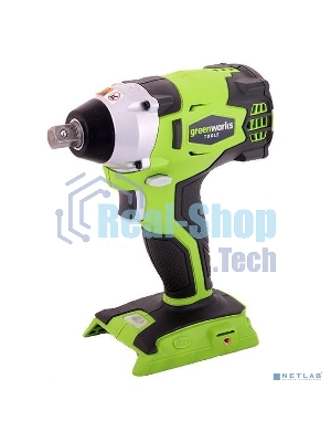 Гайковерт ударный аккумуляторный GreenWorks GD24IW400 24В, без АКБ и ЗУ (3802907)