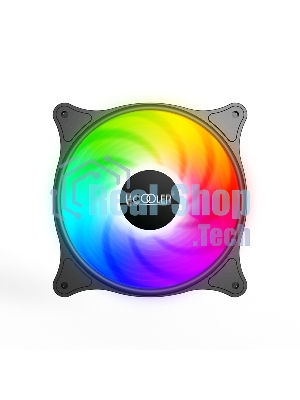 Вентилятор для корпуса PCCooler FX 120 ARGb черный, 120 мм, 2000 об/мин, 33.2 дБ, 4 pin