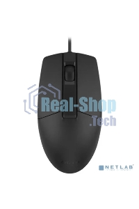 Мышь проводная A4Tech OP-335S черный, 1200 dpi, USB, кнопки - 3