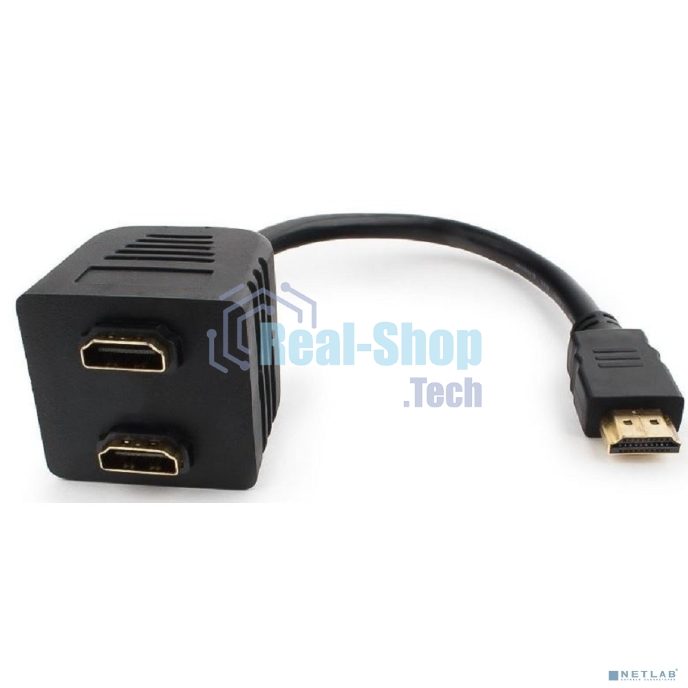 Bion разветвитель HDMI (M) - 2xHDMI (F), v1.4, 1920x1080@60Hz, 0.20 м BXP-A-2HT1