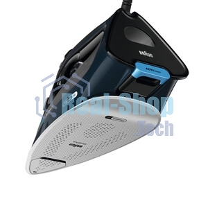 Утюг Braun SI9682DB черный/синий, 3200 Вт, 60 г/мин, 260 г/мин, 330 мл