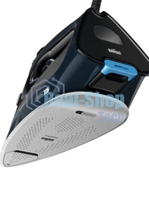 Утюг Braun SI9682DB черный/синий, 3200 Вт, 60 г/мин, 260 г/мин, 330 мл