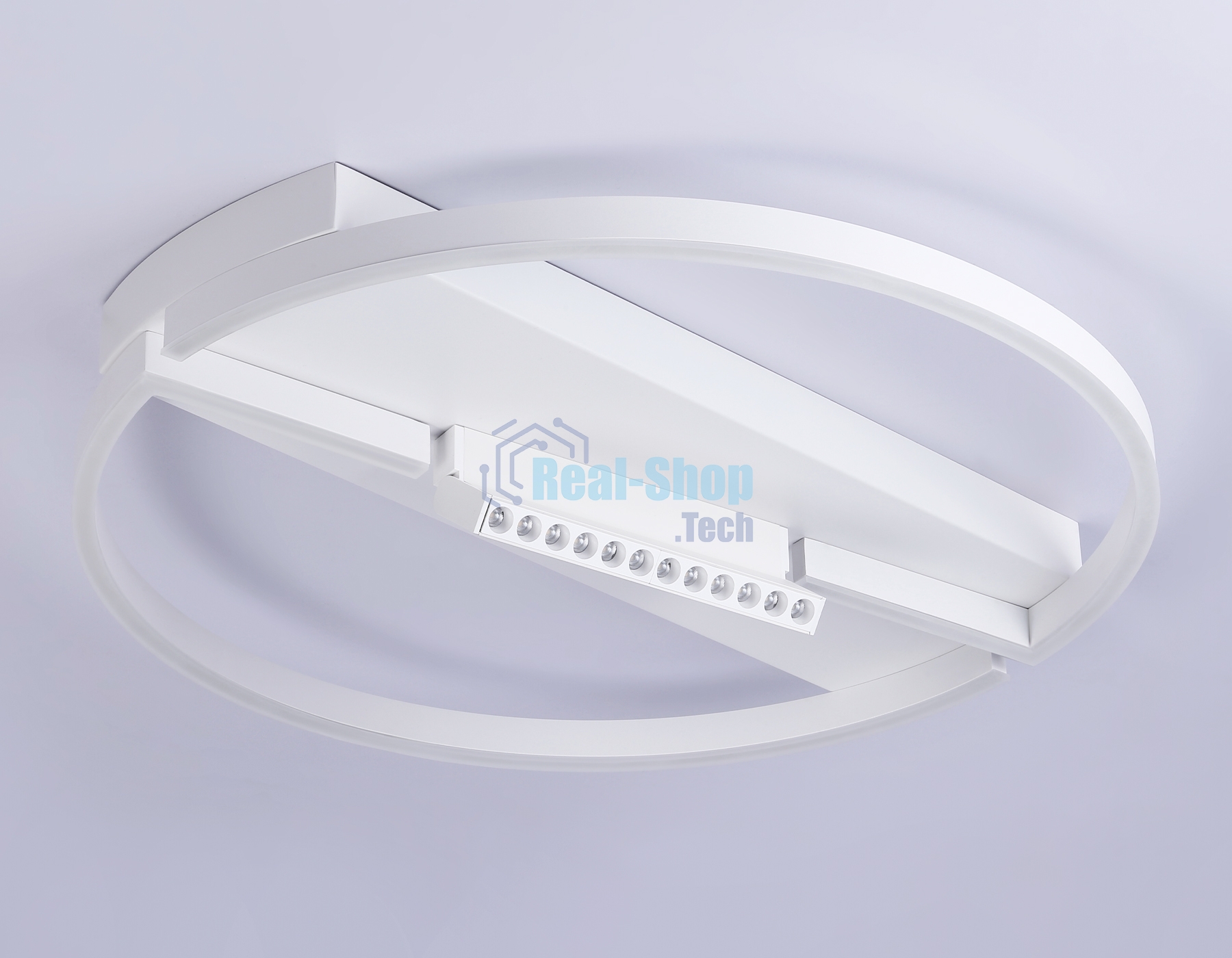 Светильник Ambrella light FL51459/1+1 WH белый 72W 3000K-6400K+4200K D600*110 (ПДУ РАДИО 2.4G)