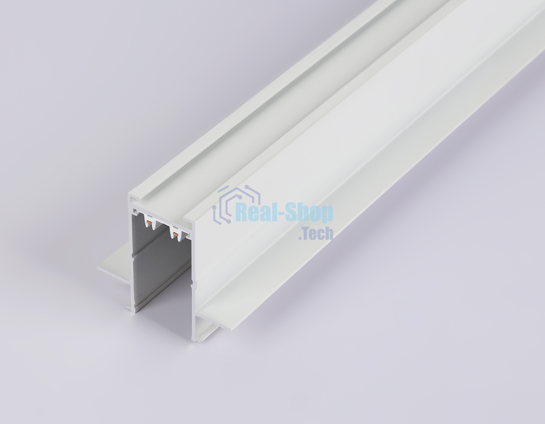 Шинопровод встраиваемый Ambrella light GL1011 WH белый IP20 220V 3000*62.5*56