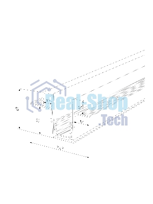 Slim Magnetic Шинопровод встраиваемый с местом под светодиодную ленту (чёрный) (2м) 85132/00