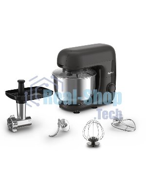 Кухонная машина Tefal Bake Essential QB161H38, черный/серебристый