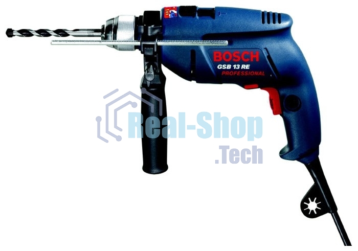 Дрель ударная Bosch GSB 13 RE Professional 600Вт патрон:быстрозажимной реверс