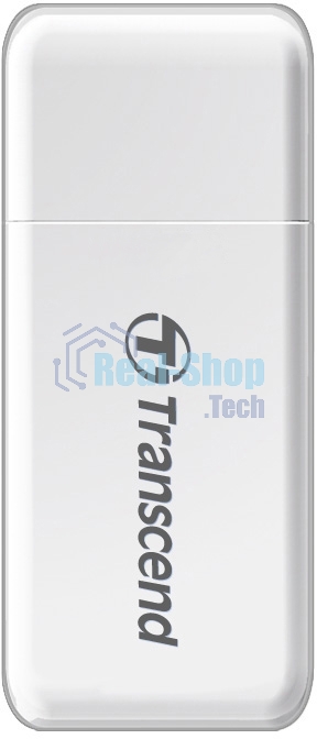 Кард-ридер Transcend RDF5/белый/microSDHC,microSDXC,SDHC,SDXC/USB 3.0/пластик