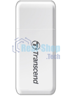 Кард-ридер Transcend RDF5/белый/microSDHC,microSDXC,SDHC,SDXC/USB 3.0/пластик