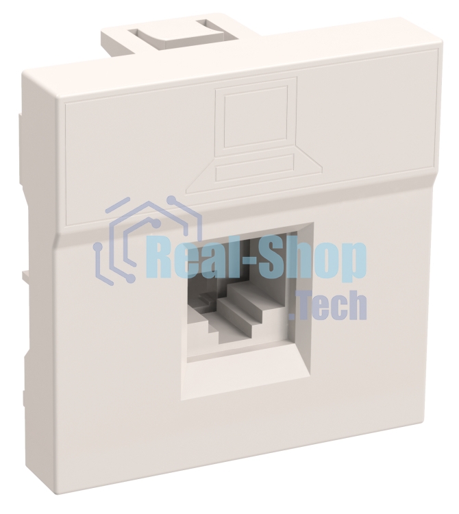 Розетка информационная РКИ-20-00-П RJ-45 UTP кат.5e (на 2 модуля) ПРАЙМЕР белая IEK