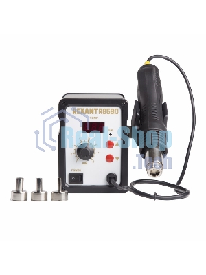Паяльная станция (термофен) Rexant термовоздушная с цифровым дисплеем 150-500°С (R858D)