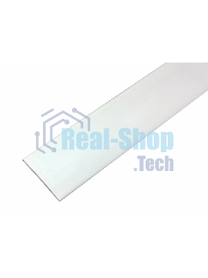 Термоусаживаемая трубка Rexant 35,0/17,5 мм, белая, упаковка 10 шт. по 1 м