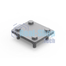 Соединитель полоса-полоса 25-40мм с разделит. пластиной 80х70мм ДКС NG3105