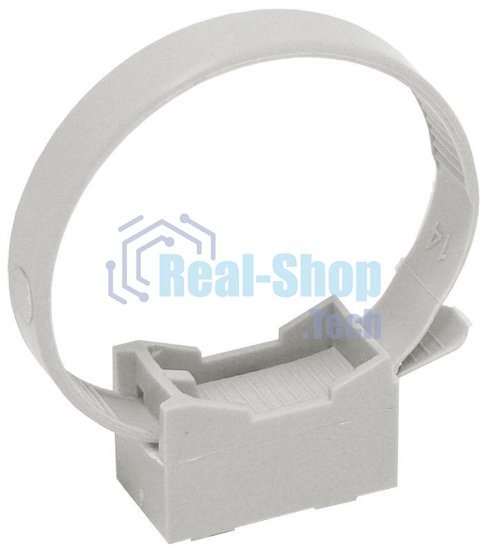 Держатель хомутный для труб со стяжкой CFF1 d16-32 сер. ИЭК CTA10MP-CFF132-K41-100
